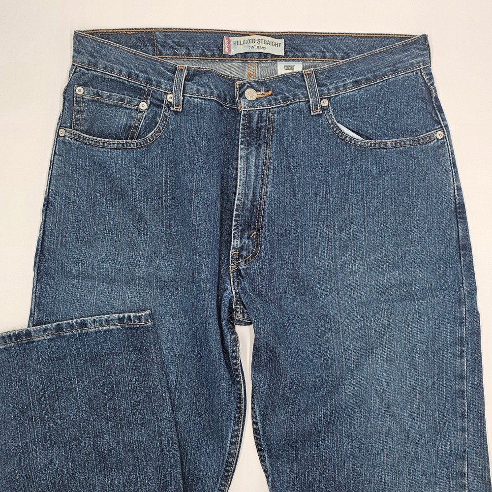 Levi Strauss 559 Relaxed Straight Fit Jeans‎ Dark Wash Mens W36 L34